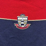 St. John  Vintage Knit Red and Navy Nautical Logo Long Sleeve Top Sz Small Petite Photo 1