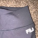 FILA  Sport Performance Cropped Leggings Gray Small Pull On Wide Waistband Nylon Photo 1