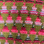 Sundance cotton Green and Pink knitted tank top size medium Photo 2