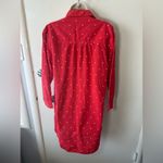 Old Navy Maternity  Red Shirts dress with White Heart Design size S Photo 3