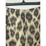 Talbots  Leopard Print A Line Midi Skirt 14 Linen Silk Earthy Flowy Modern Luxury Photo 12