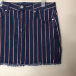 American Eagle  hi rise striped super stretch mini skirt size 12 Photo 4