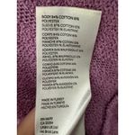 Pilcro  Oversized Textured Knit Pullover Sweater Lilac Purple Size M Loose Cozy Photo 5