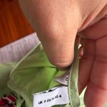 ASOS Light Green One Shoulder Dress Photo 4