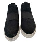 Eileen Fisher Black Knit Sneakers Slip On White Sole Cushioned Woman’s Size 8.5 Photo 1
