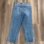 American Eagle  Outfitters Blue Highest Rise Baggy Jeans Size 16 Straight Leg Photo 1
