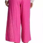 Michael Kors NWT  Wide Leg Front Tie Pants Hot Pink Size XL Photo 1