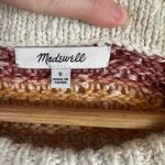 Madewell  Striped Pullover Sweater Sz‎ S Wool Knit Crew Neck Rainbow Cozy Retro Photo 6