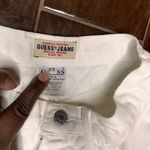 Guess white denim beach resort cuffed shorts sz 27 Photo 2