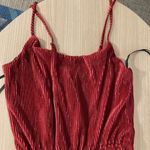 Forever 21 Sleeveless Tank Top Ribbed Dressy Romper Jumpsuit Small Polyester GUC Photo 1