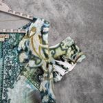 One World Blouse 1X Cold Shoulder Tunic Top Mandala Print Boho Hippie Colorful Photo 4