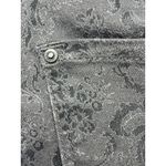 ZARA  Premium Denim Paisley Velvet Skinny Pant size 6 Photo 9