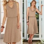 Soft Surroundings Kerry Sleeveless Cowl Neck Knit Dress sz Petite Large Holiday Photo 0