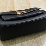 Michael Kors Lita Black Leather Medium Shoulder Crossbody Bag Satchel Handbag Photo 6