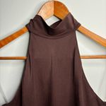 Lululemon Wundermost Ultra-Soft Nulu Mockneck Sleeveless Bodysuit - French Press Photo 5