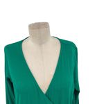 11 Honoré 11 Honore Luna Dress Long Sleeve Jersey Wrap Green Size 1 Plus Size 14 16 Photo 3