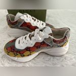 Gucci New Authentic  663681 Women's Rhyton Sneakers Size 35.5‎ 35 1/2 Photo 5