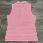 EP Pro Tour Tech Striped Golf Tennis Polos Tank Tops Pink Green Size Small Photo 7