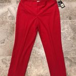 Nine West  The Skinny Pants Crimson Red Size 14 New with Tag Photo 4