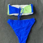 Boutique Color block bandeaus bikini set Photo 3