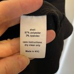 Hutch  Anthropologie Strapless black textured mini dress size small Photo 3