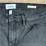Frame  Le Skinny de Jeanne Faded Black Skinny Chewed Hems Jeans. Size 30 Photo 1