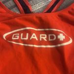 Women's TYR Lifeguard Diamondback Racerback Red Swimsuit Size 36 GUC #1564 Photo 2