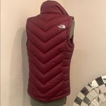 The North Face Women's Burgundy Puffer Vest Photo 1