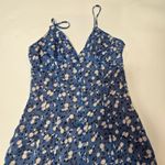 Majorelle  Quincy Midi Dress in Blue Ditsy XS Photo 4
