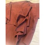 MEEM Label Kimono Jacket Cardigan M‎ Burgundy Textured Open Front Minimalist Brown Size M Photo 1