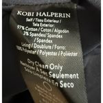 New Kobi Halperin Tiffany Belted Shirt Dress Navy Button‎ Front Size Small $498 Blue Photo 9