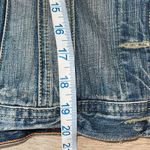 Polo Jeans Co RL67 by Ralph Lauren Lydia Repair Denim Jacket Small Over Reverso Blue Photo 10