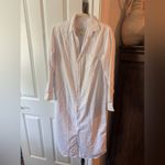 Frank & Eileen  Rory White Maxi Shirt Dress Long Sleeve Famous Denim Photo 1