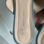 New Look blue suede heeled sandals size 40/9.5 womens wide fit Photo 1