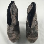 Luxury Rebel brown suede 8 ankle bootie heel Photo 4