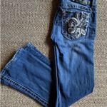 Miss Me Jeans Brand New Never Worn. REAL Leather Trim on Back Pockets. Sz 28 Photo 1