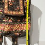 Vera Bradley Chocolate Drawstring‎ Backsack Backpack Purse RETIRED Bag Boho I Brown Photo 10