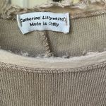 NWT Catherine Lillywhite Taupe Tunic Knit Top with Scarf XL Tan Photo 6