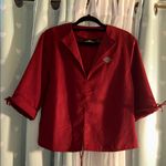 Harley Davidson  Size XL Maroon 3/4 Sleeve Lightweight Jacket Photo 0