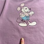 Disney : Vintage Lilac Purple Mickey Crewneck Sweatshirt Photo 2