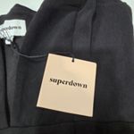 superdown  Joey Double Strap Mini Dress in Black XS Photo 5