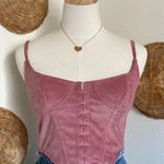 Light Pink Corset Crop Top Size M Photo 0