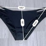 Shade & Shore  Women’s Black Striped Bikini Bottoms Photo 4