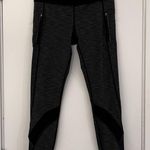 Lululemon  Grey and Black Leggings with Pockets Photo 0