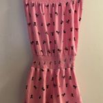 Love Rocks Womens Juniors Strapless Pink Romper M Skeletons Bust 32” 34” 36” Size undefined Photo 0