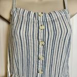Old Navy linen blend cami jumpsuit striped size small C2 Photo 4
