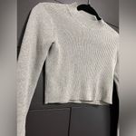 Brandy Melville  Mock Neck Ribbed Crop Top Sweater Women’s One Size NWOT Photo 1