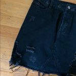 VICI IVIVI black distressed denim skirt size M Photo 1