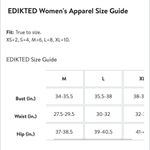 Edikted  White Double Belt Tiered Chiffon Skort Size Large NWT Photo 11