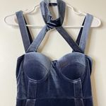 L'atiste by Amy Velvet Gothic Dark Blue Small Sexy Party Prom Photo 3